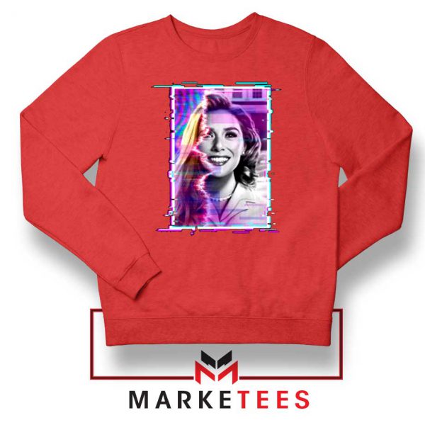 Wandavision Disneyplus Red Sweatshirt