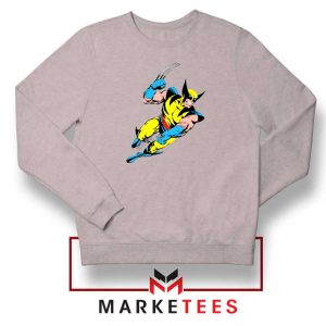 Wolverine Mutant Marvel Sport Grey Sweatshirt