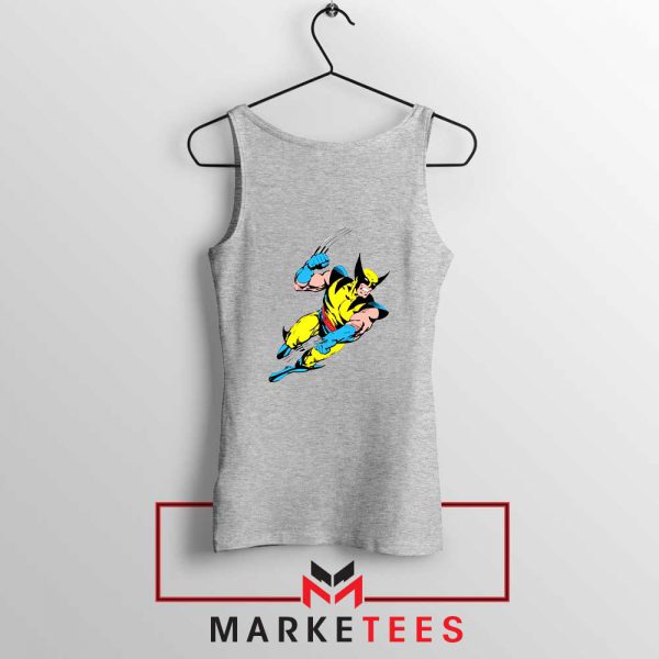 Wolverine Mutant Marvel Sport Grey Tank Top