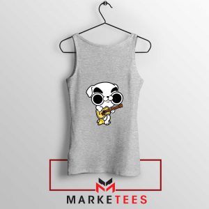 Animal Crossing Nintendo Rock Grey Tank Top