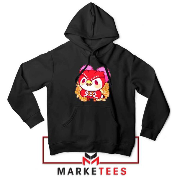 Bird Animal Crossing Series Black Hoodie