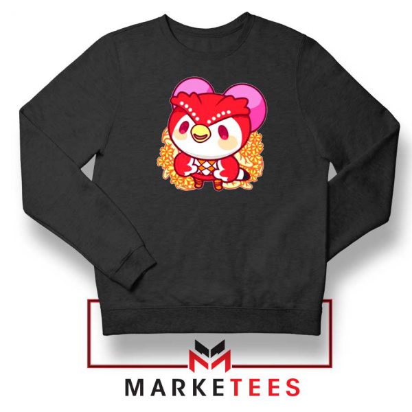 Bird Animal Crossing Series Black Sweatshirt