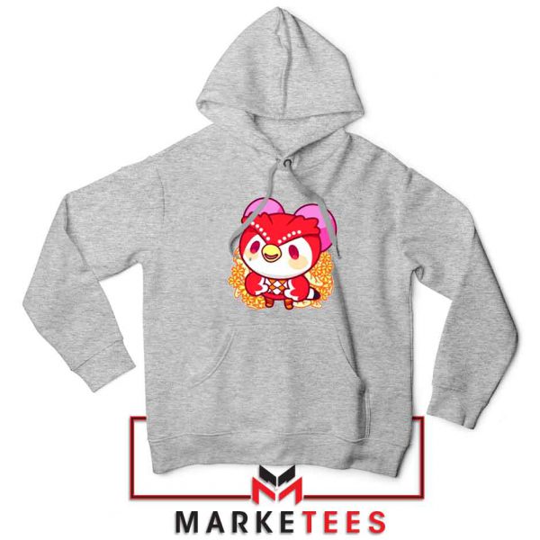 Bird Animal Crossing Series Grey Hoodie