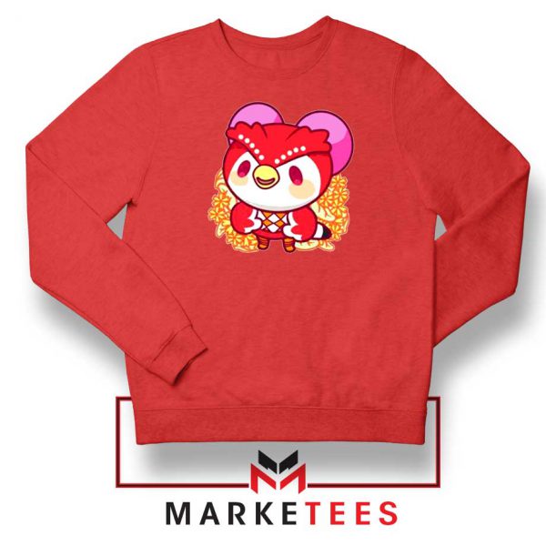 Bird Animal Crossing Series Red Sweatshirt