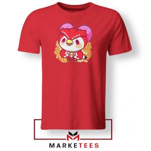 Bird Animal Crossing Series Red Tshirt