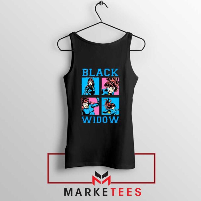 Black Widow Panels Graphic Tank Top