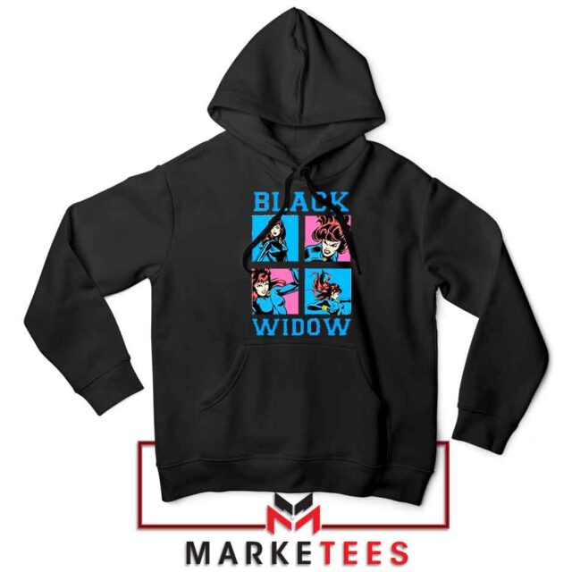 Black Widow Panels Graphic Hoodie