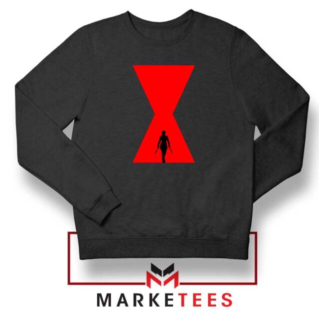 New 1 Black Widow Superhero Poster Sweatshirt