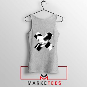 Bowie X Smoke Art Rock Best Grey Tank Top