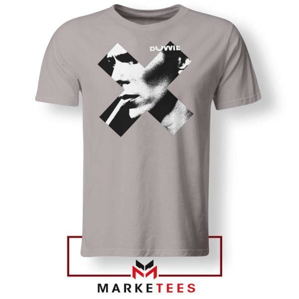 Bowie X Smoke Art Rock Nice Grey Tshirt