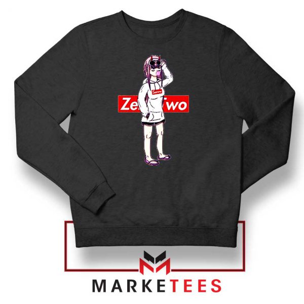 Darling In The Franxx Brand Black Sweatshirt