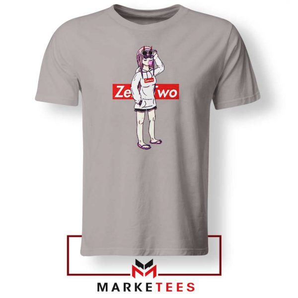 Darling In The Franxx Brand Grey Tshirt