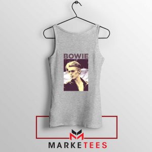 David Bowie Actor Smoke New Grey Tank Top