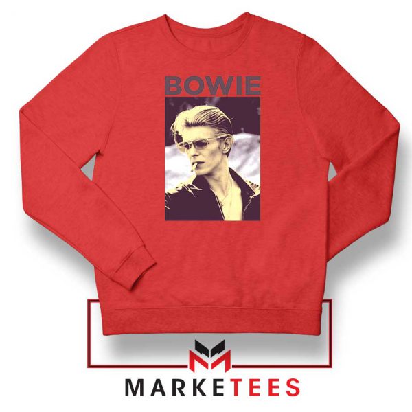 David Bowie Actor Smoke Nice Red Sweatshirt