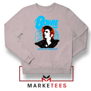 David Bowie Ziggy Stardust Grey Sweatshirt