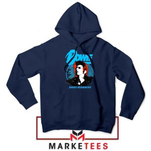 David Bowie Ziggy Stardust Navy Blue Hoodie