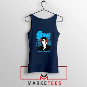 David Bowie Ziggy Stardust Navy Blue Tank Top