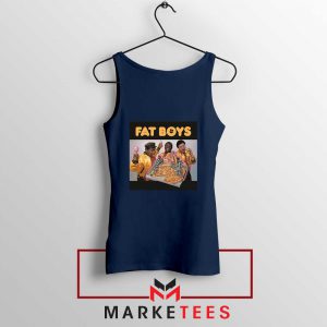 Fat Boys 80s Rap Cool Best Navy Blue Tank Top