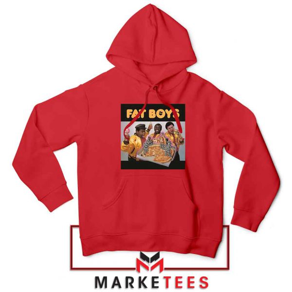 Fat Boys 80s Rap Cool Cheap Red Hoodie