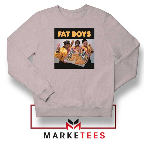 Fat Boys 80s Rap Cool New Sport Grey Sweatshirt