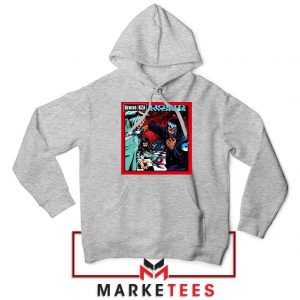 GZA Liquid Swords Album Grey Hoodie