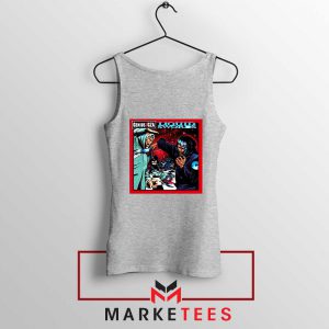 GZA Liquid Swords Album Grey Tank Top