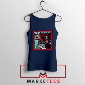 GZA Liquid Swords Album Navy Blue Tank Top