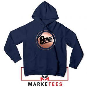 Global Icon Music David Bowie Navy Blue Hoodie