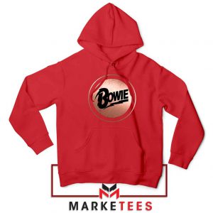 Global Icon Music David Bowie Red Hoodie