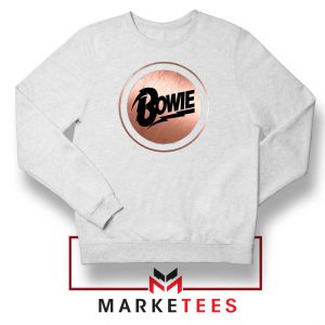 Global Icon Music David Bowie White Sweatshirt