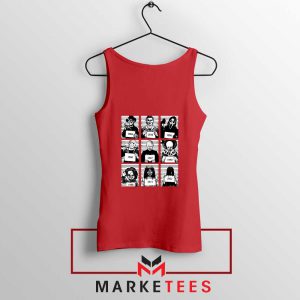 Horror Prison Friends New Red Tank Top