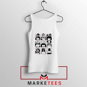 Horror Prison Friends New White Tank Top