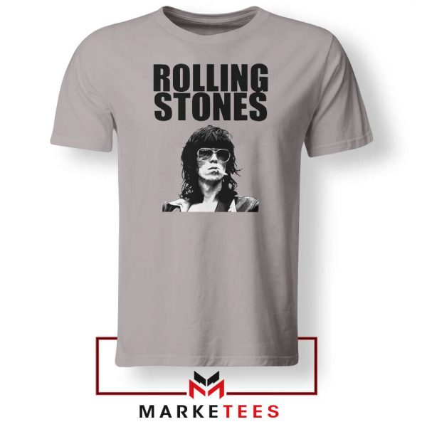 Keith Richards Smoking Grey Tshirt