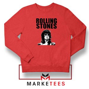 Keith Richards Smoking Red Sweatshirt