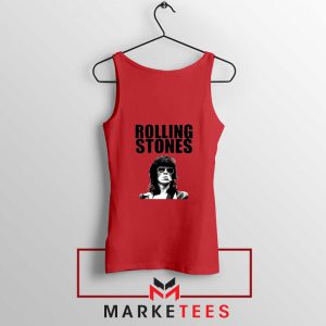 Keith Richards Smoking Red Tank Top