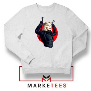 Marvels Black Widow Superhero Sweatshirt