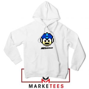 Mega Man Game Pixel Face Hoodie