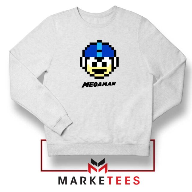 Mega Man Pixel Face Sweatshirt