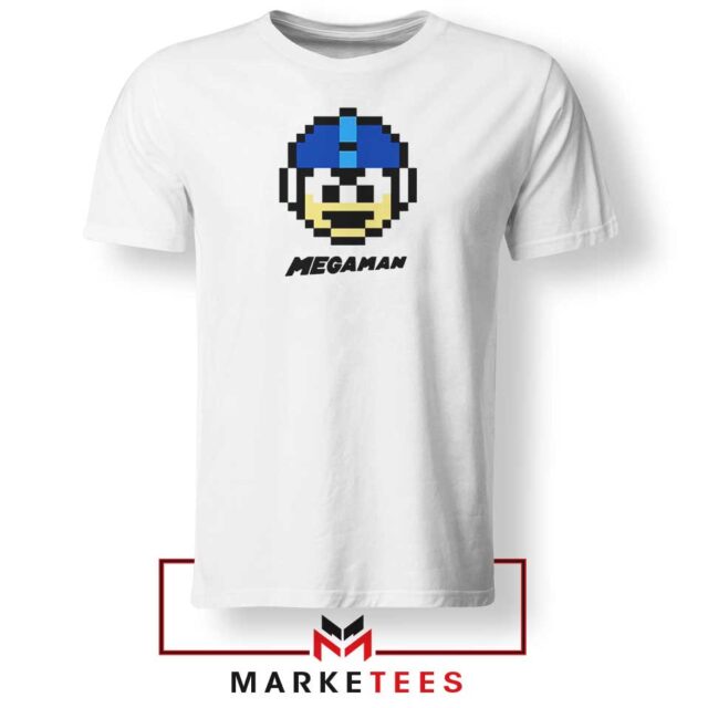 Mega Man Pixel Face T-Shirt