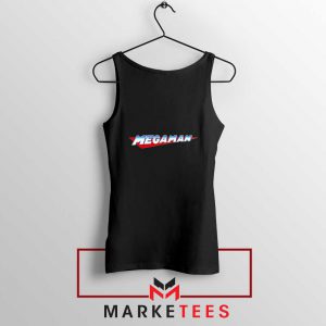 Mega Man Logo Gaming Black Tank Top