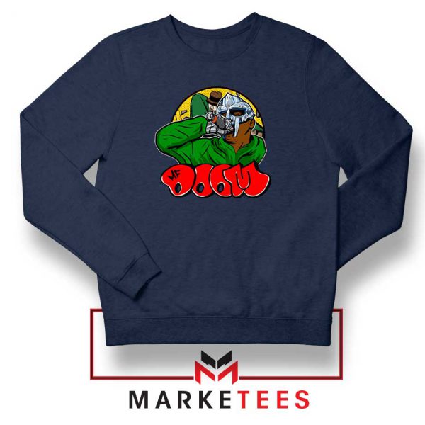 Mf Doom New Rapper Navy Blue Sweatshirt