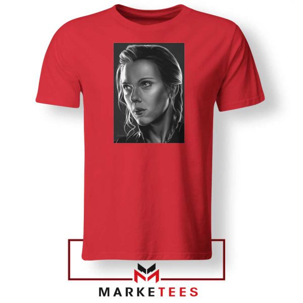 Natasha Romanoff Portrait Best Red Tshirt