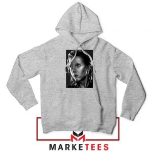 Natasha Romanoff Portrait New Sport Grey Hoodie