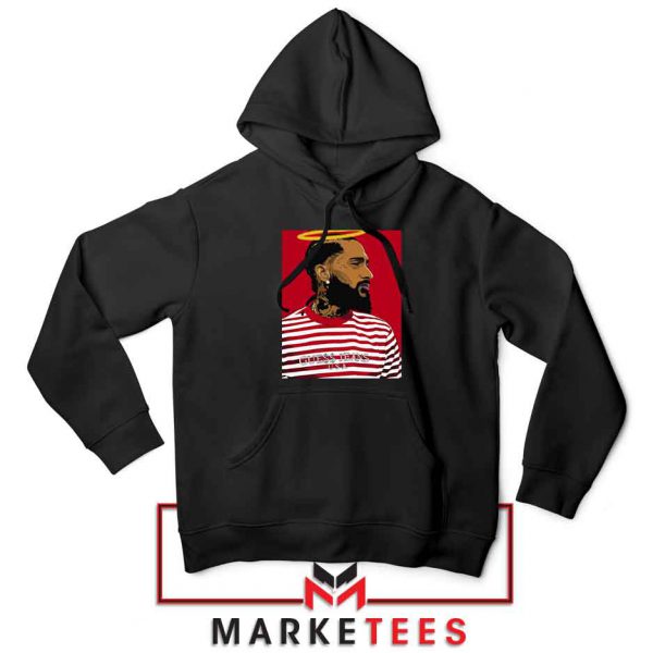 Nipsey Hussle RIP Rapper Black Hoodie