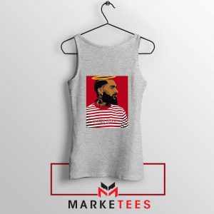 Nipsey Hussle RIP Rapper Sport Grey Tank Top