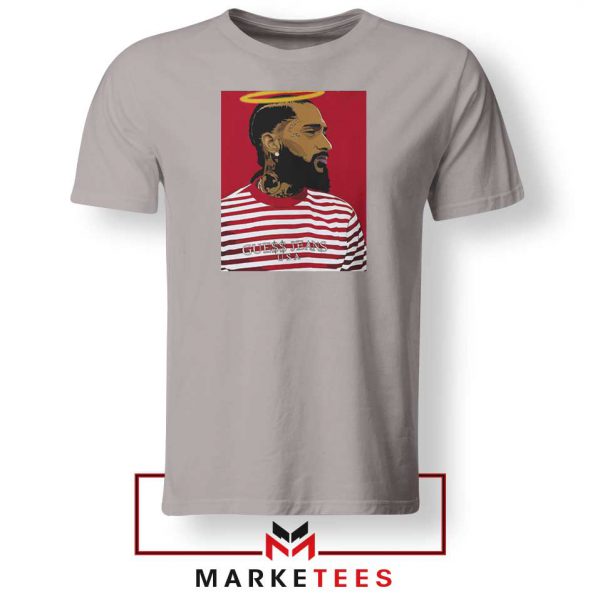 Nipsey Hussle RIP Rapper Sport Grey Tshirt