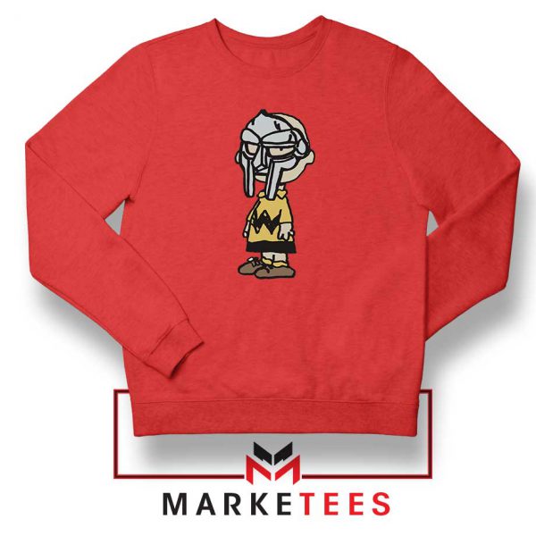 Peanuts Gang MF Doom New Red Sweatshirt