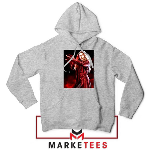 Scarlet Witch Kinder Marvel New Sport Grey Hoodie