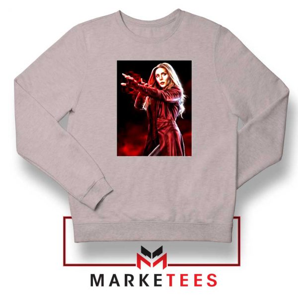 Scarlet Witch Kinder Marvel Sport Grey Sweatshirt