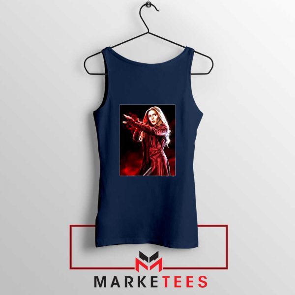 Scarlet Witch Kinder The X Men Navy Blue Tank Top